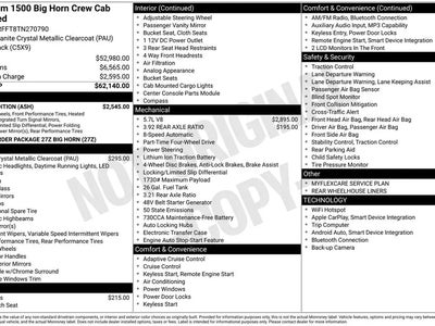 Photo of a 2026 RAM 1500 4X4 Big Horn 4DR Crew Cab 5.6 FT. SB Pickup for sale