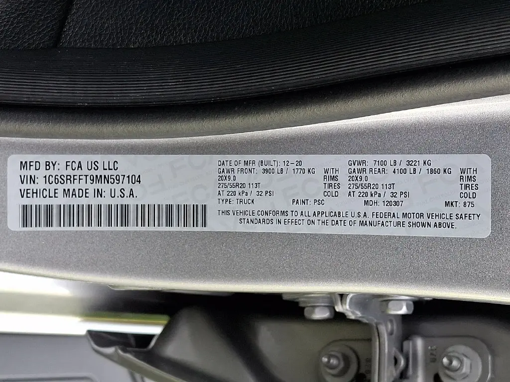 2021 Ram 1500 - $26,200