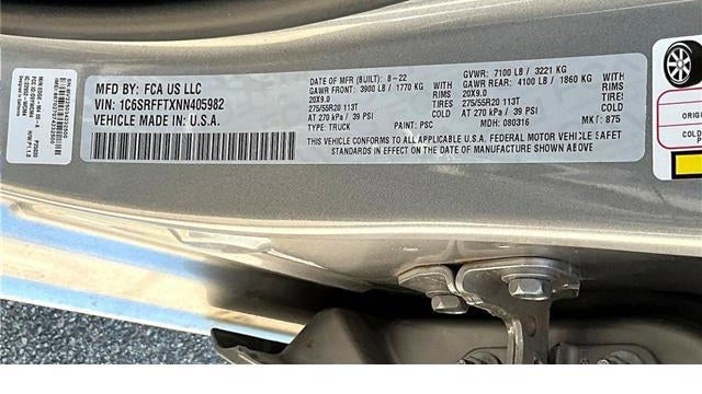 2022 Ram 1500 Big Horn