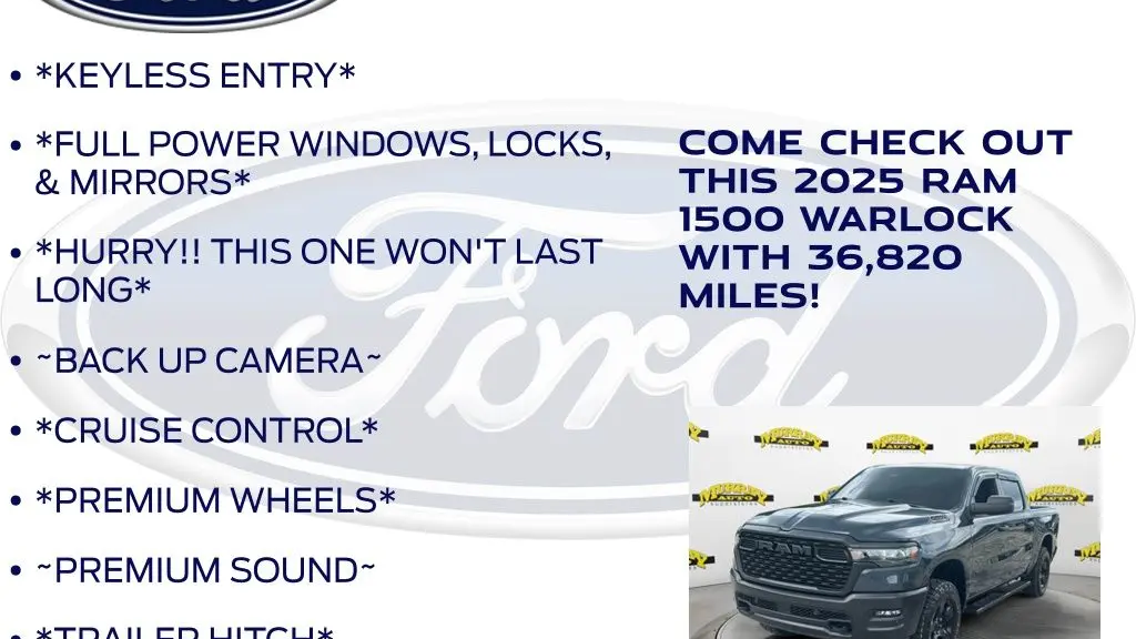 2025 Ram 1500 Tradesman