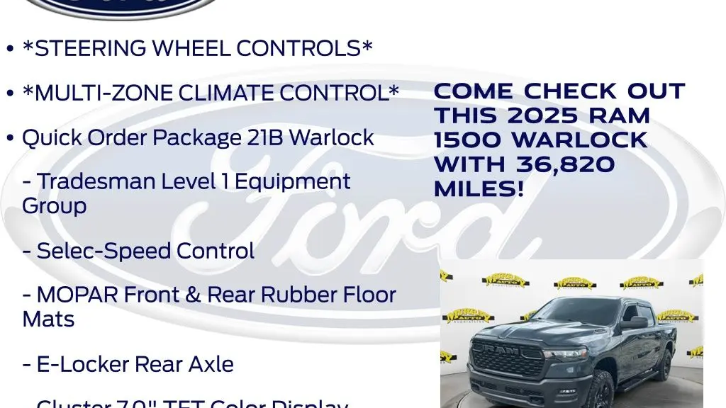 2025 Ram 1500 Tradesman