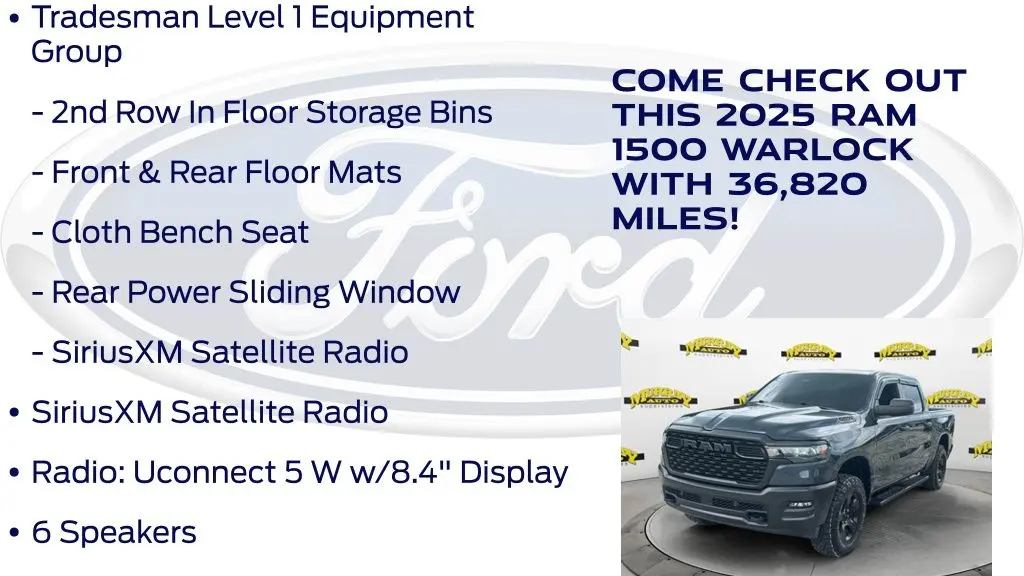2025 Ram 1500 Tradesman