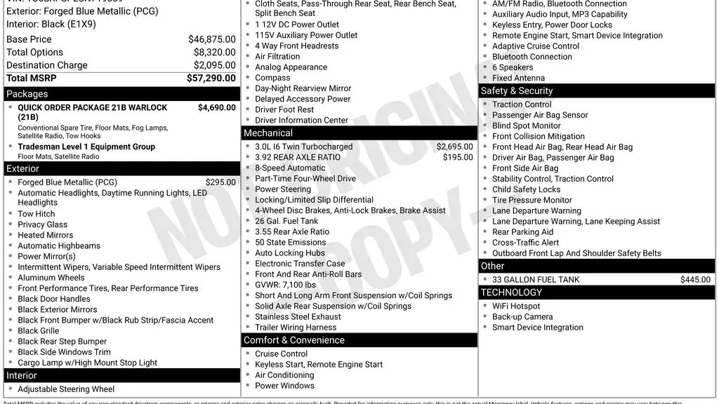 2025 Ram 1500 Tradesman