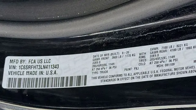 2020 Ram 1500 Limited