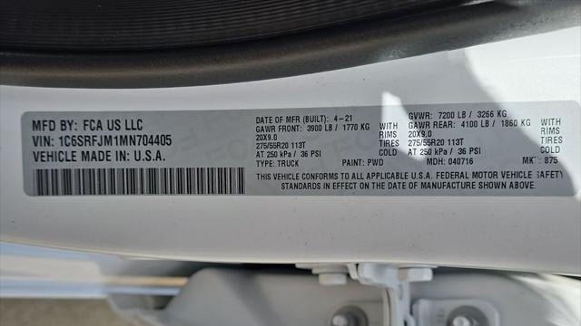2021 Ram 1500 Laramie