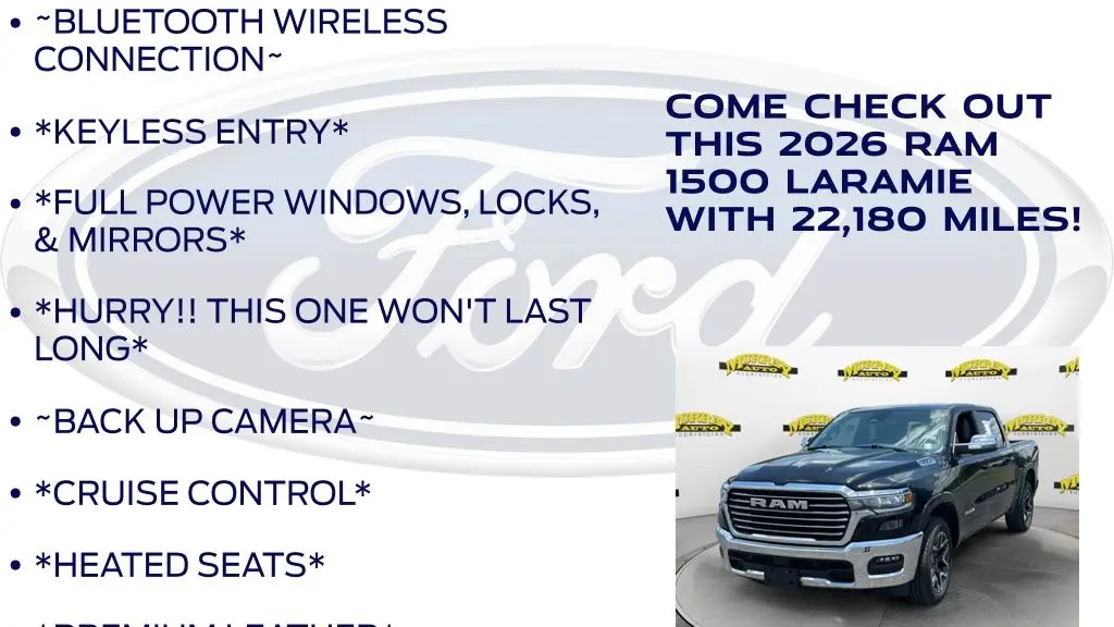 2026 Ram 1500 Laramie