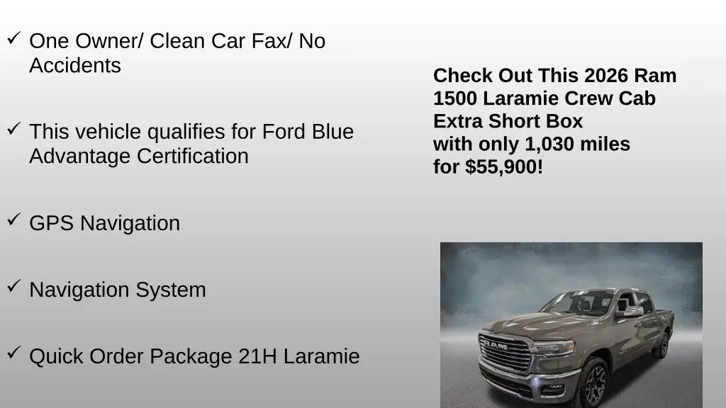 2026 Ram 1500 Laramie