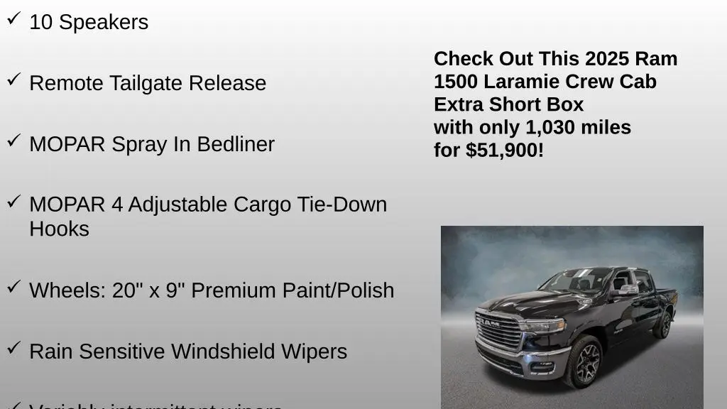 2025 Ram 1500 Laramie