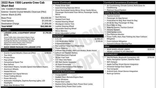 2022 Ram 1500 Laramie