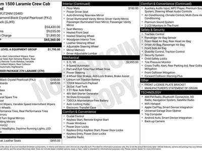 2022 RAM 1500 4X4 Laramie 4DR Crew Cab 5.6 FT. SB Pickup