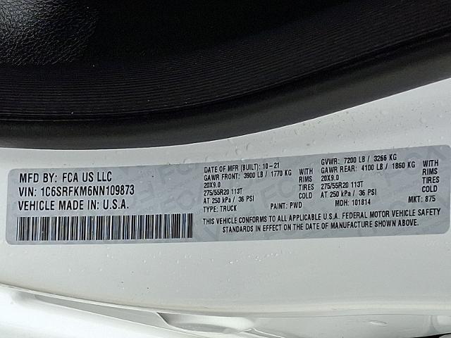 2022 Ram 1500 - $38,600