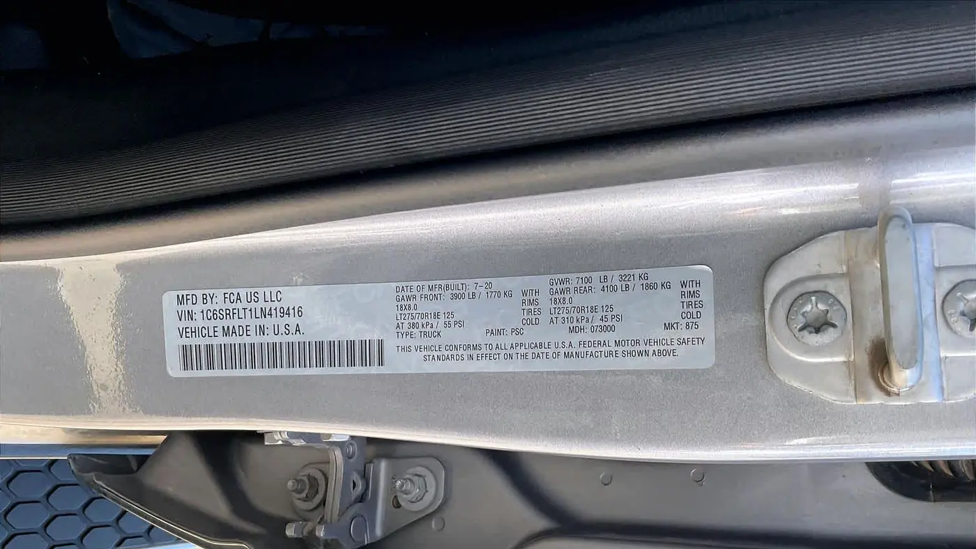 2020 Ram 1500 Rebel