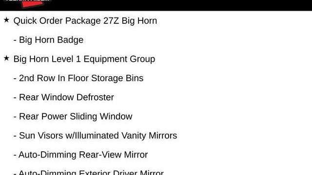 2022 Ram 1500 Big Horn