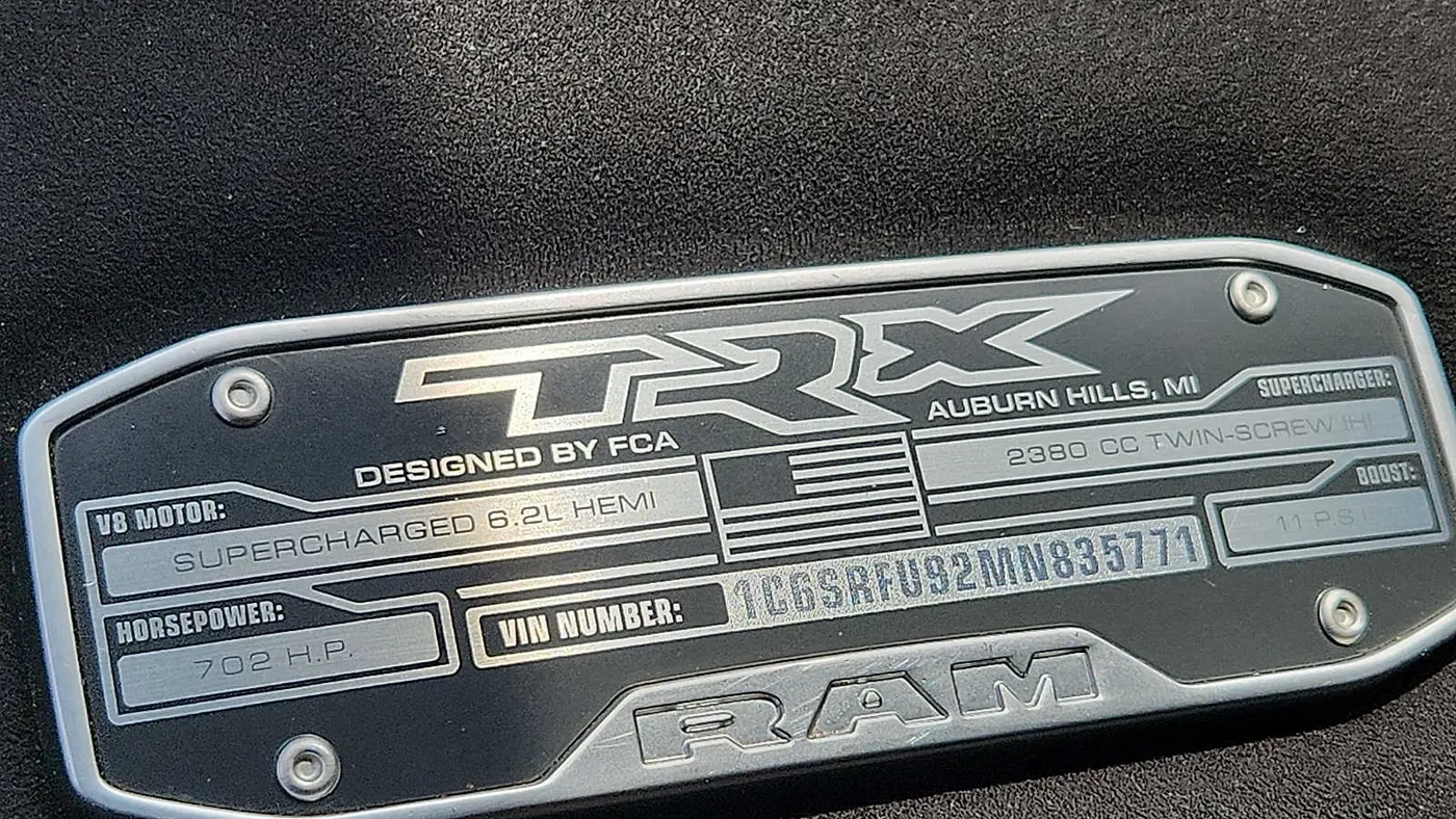 2021 Ram 1500 TRX