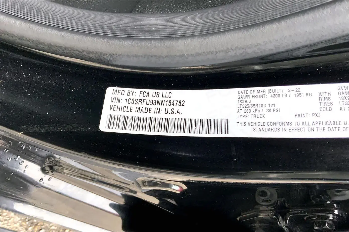 2022 Ram 1500 - $76,549