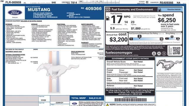 2024 Ford Mustang GT