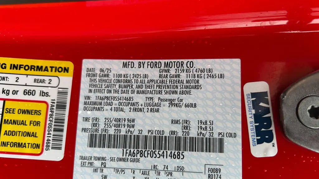 2025 Ford Mustang GT