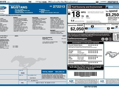 Photo of a 2017 Ford Mustang GT 2DR Fastback for sale