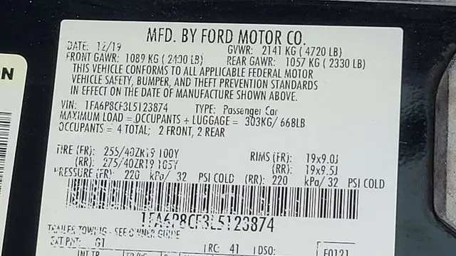 2020 Ford Mustang GT