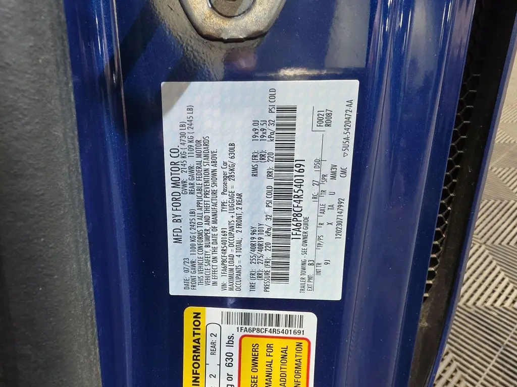 2024 Ford Mustang - $44,102