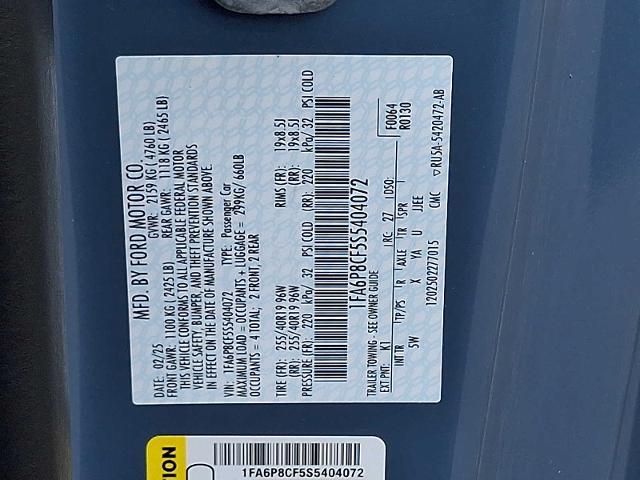 2025 Ford Mustang - $52,988