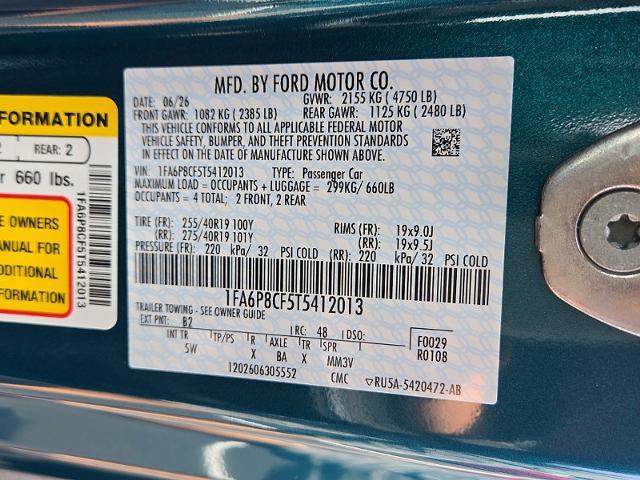 2026 Ford Mustang - $59,995