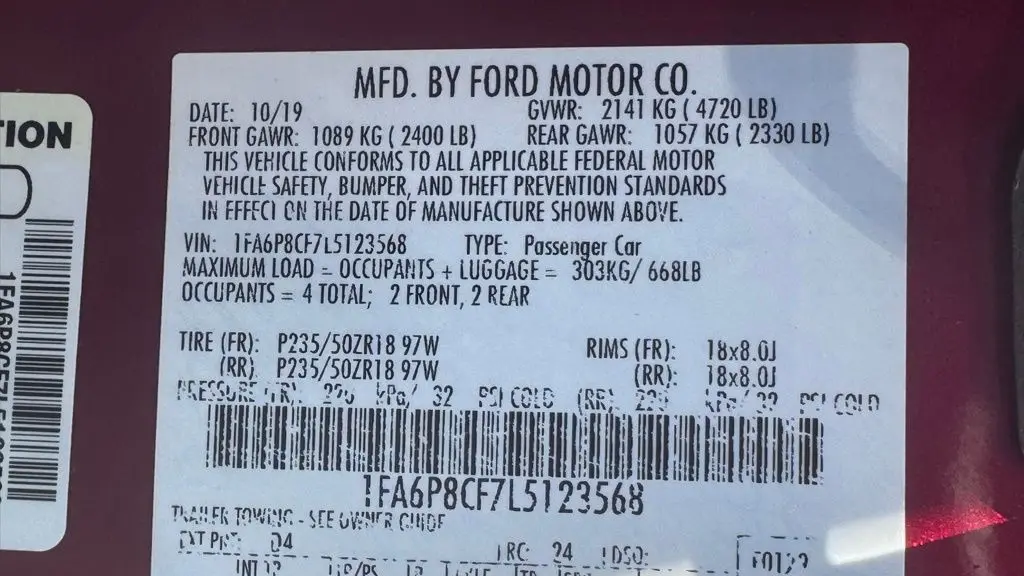2020 Ford Mustang GT Premium