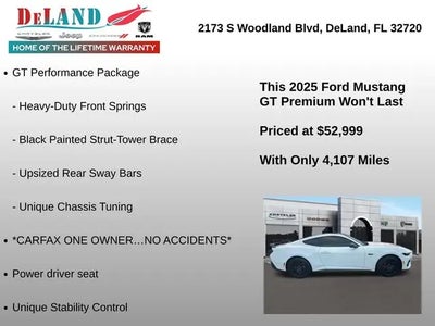 2025 Ford Mustang GT 2DR Fastback