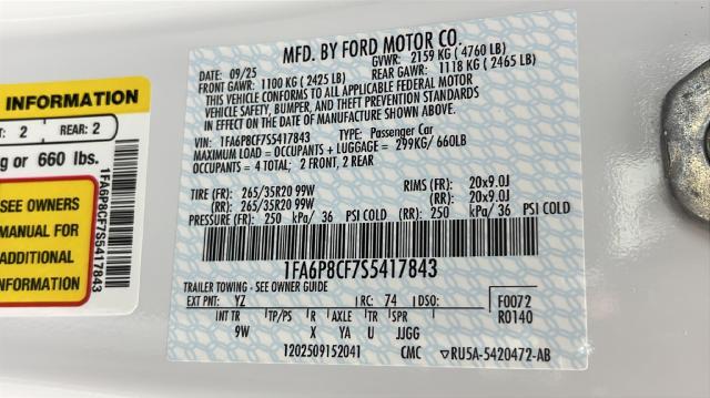 2025 Ford Mustang - $49,495