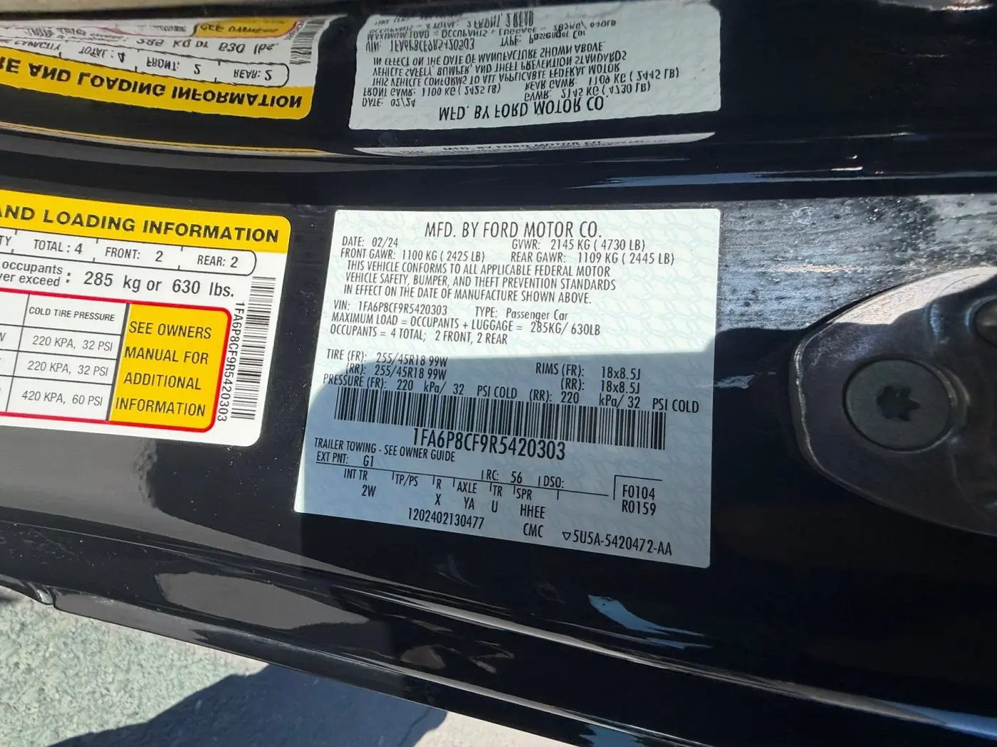 2024 Ford Mustang - $43,281
