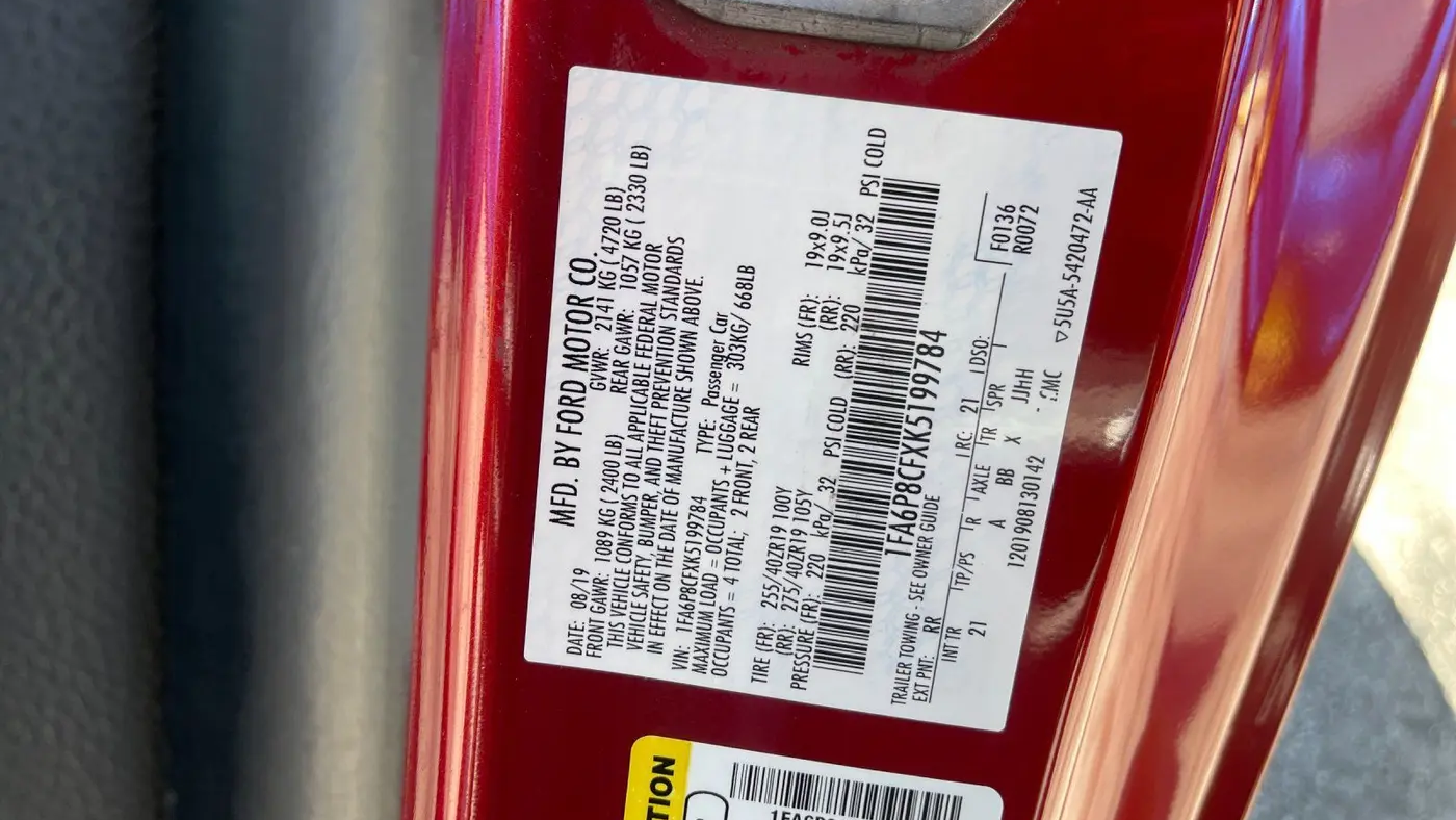 2019 Ford Mustang GT Premium