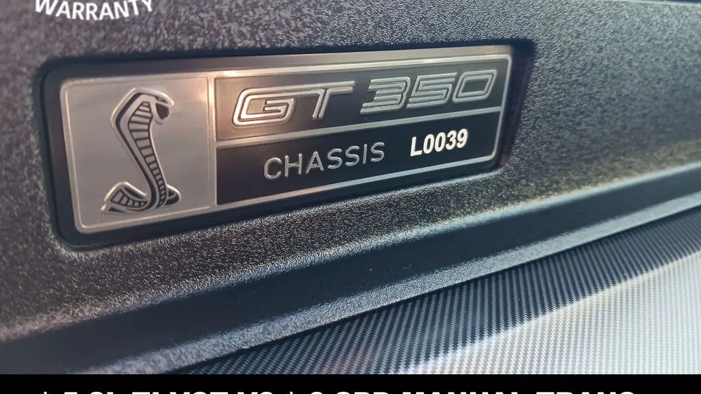 2020 Ford Mustang Shelby GT350