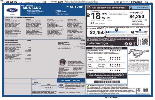 2023 Ford Mustang - $49,995