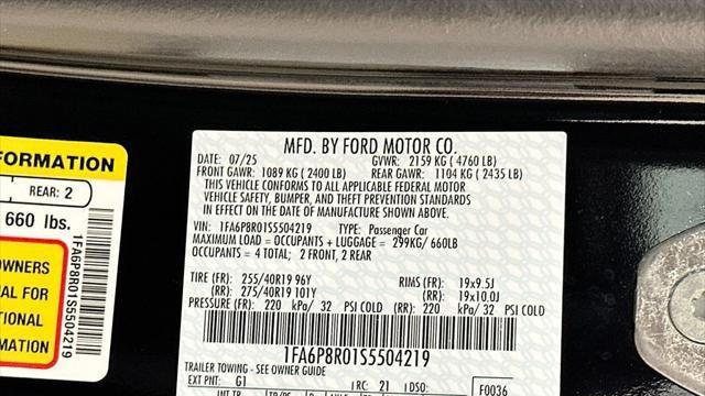 2025 Ford Mustang Dark Horse