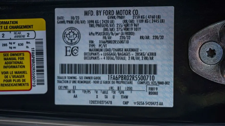 2024 Ford Mustang Dark Horse