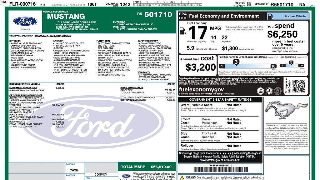 2024 Ford Mustang Dark Horse