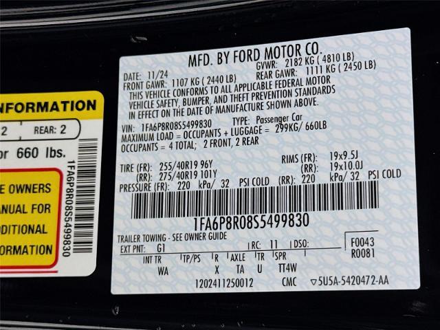 2025 Ford Mustang - $70,000