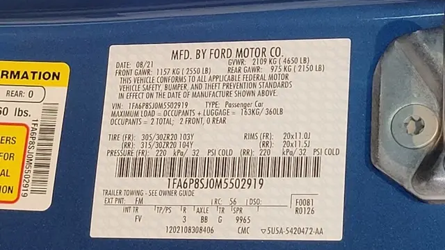 2021 Ford Mustang Shelby GT500