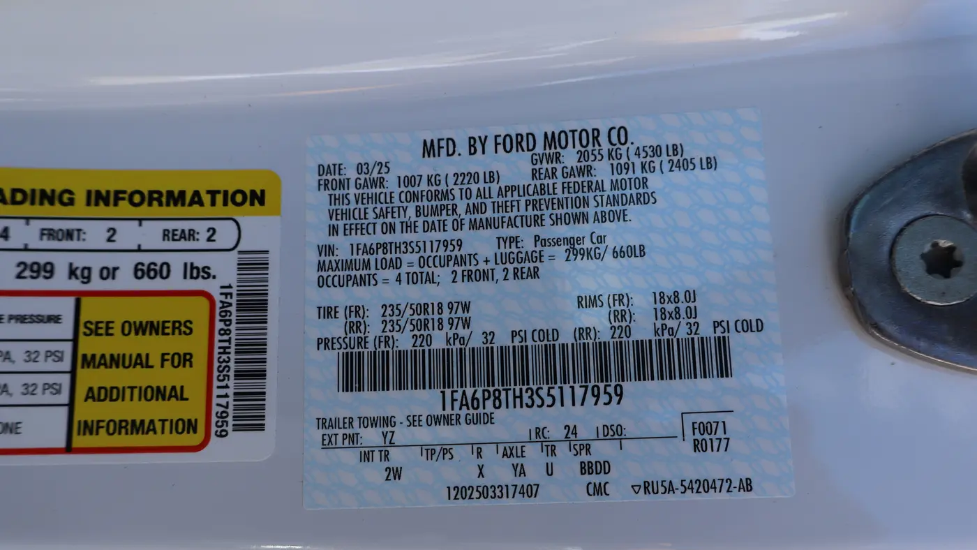 2025 Ford Mustang EcoBoost