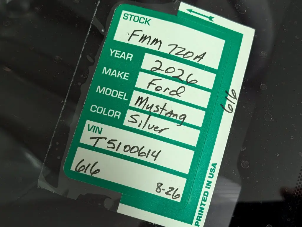 2026 Ford Mustang - $31,375