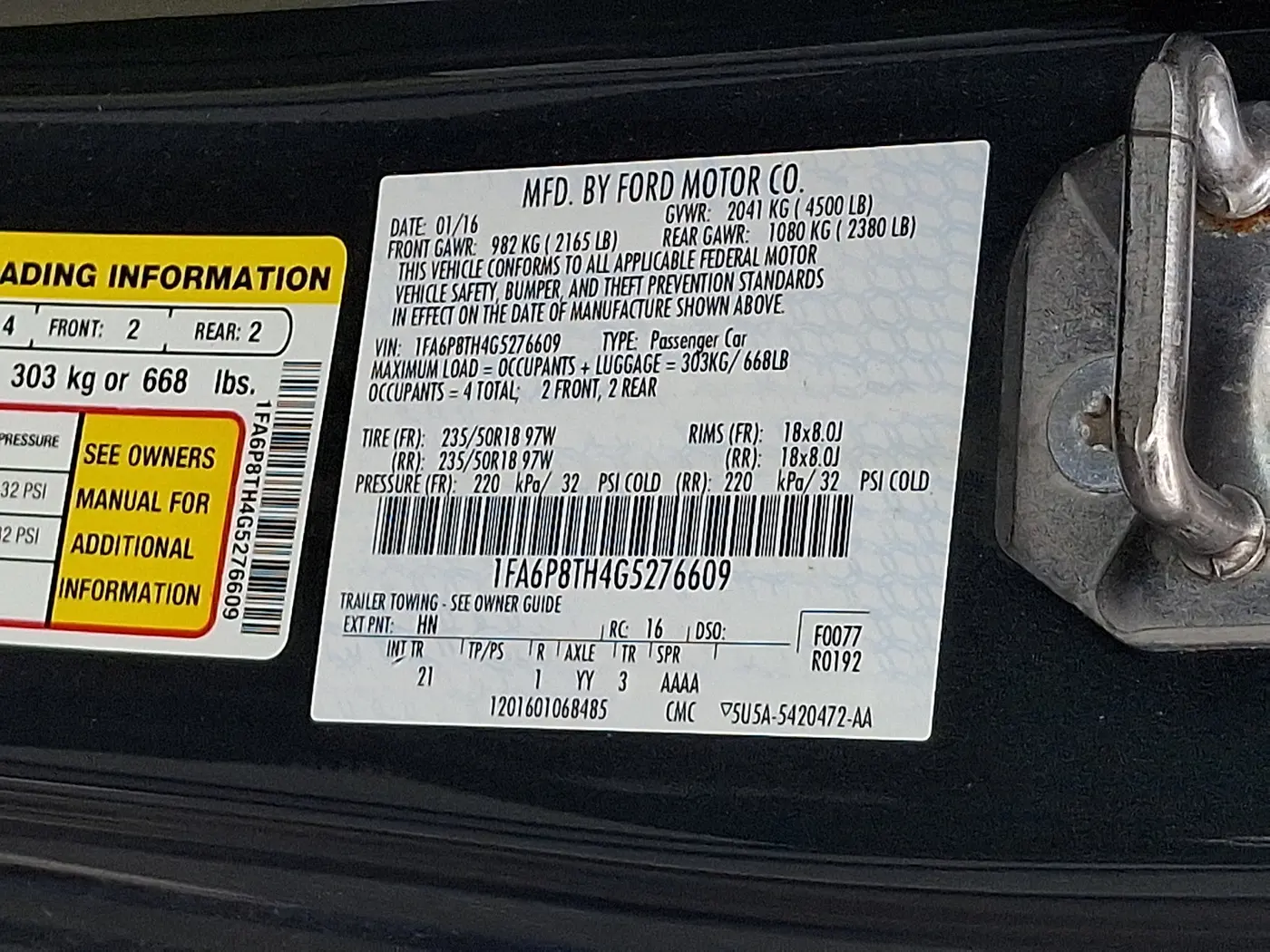 2016 Ford Mustang - $19,797