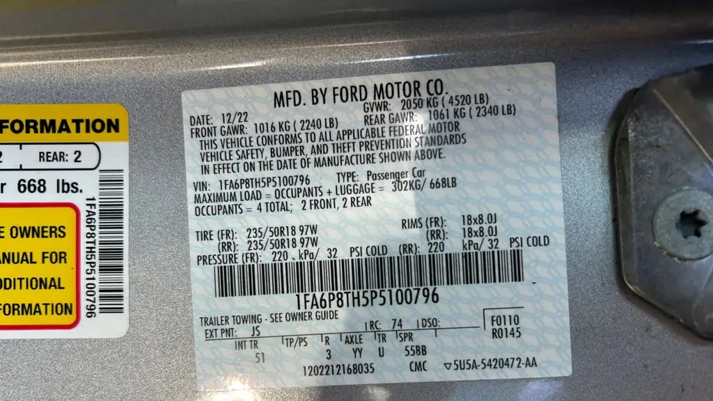 2023 Ford Mustang EcoBoost