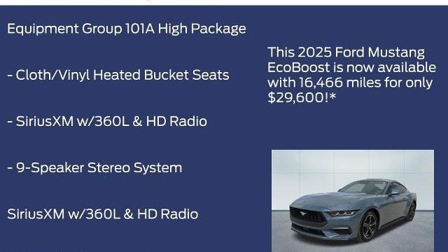 2025 Ford Mustang EcoBoost