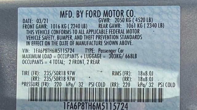 2021 Ford Mustang EcoBoost