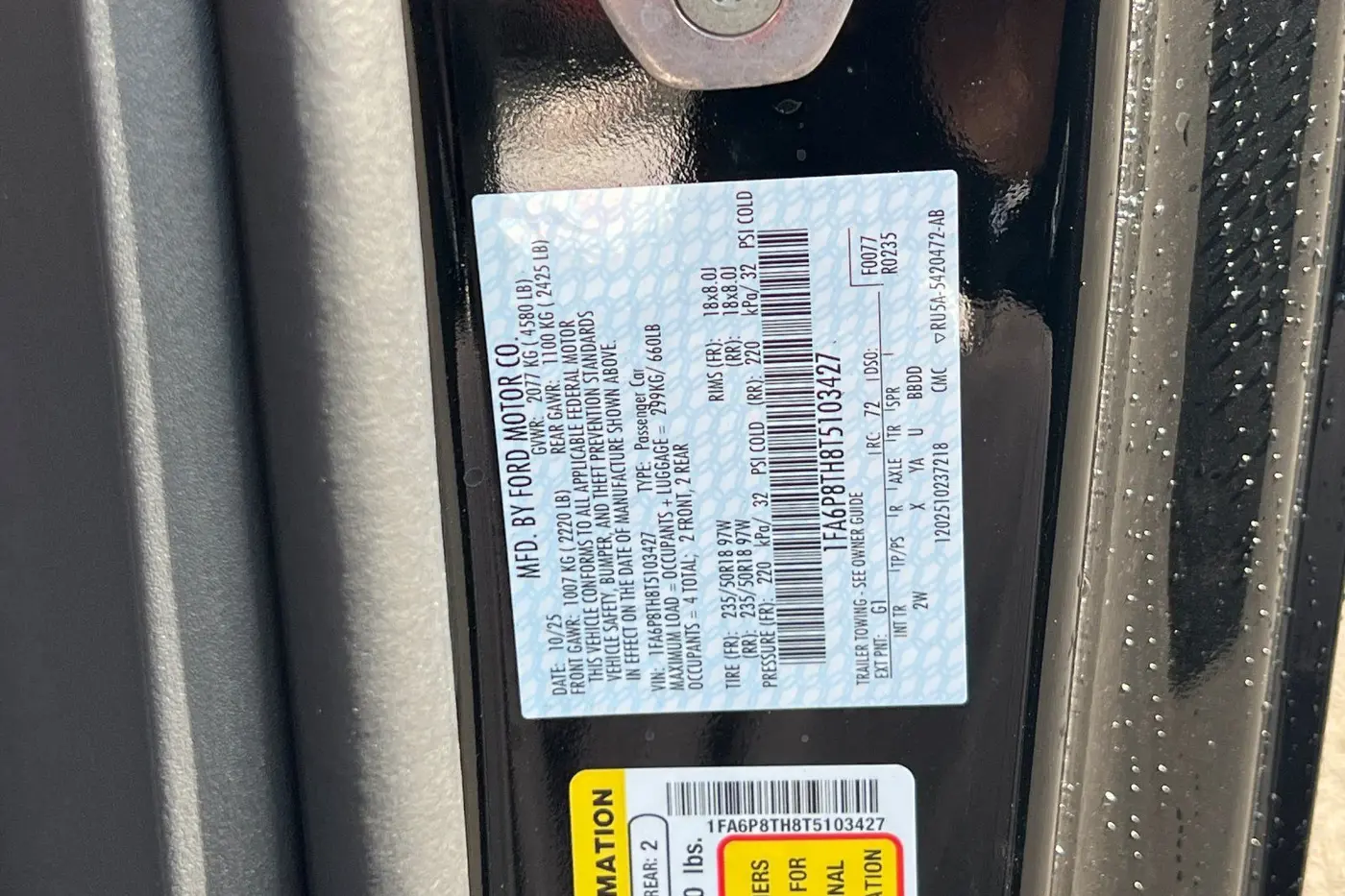 2026 Ford Mustang - $33,310