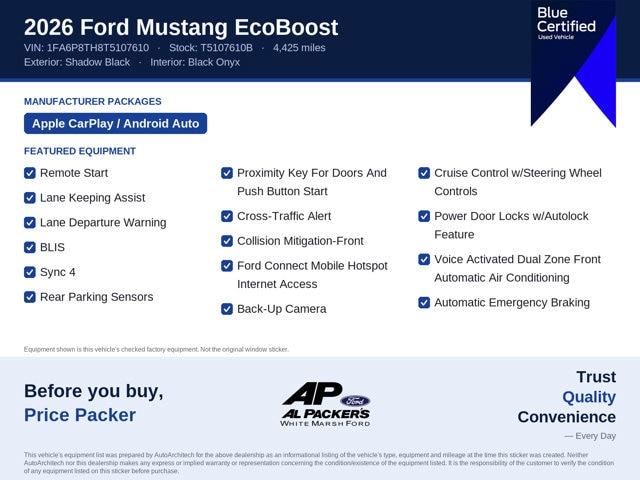 2026 Ford Mustang - $32,000