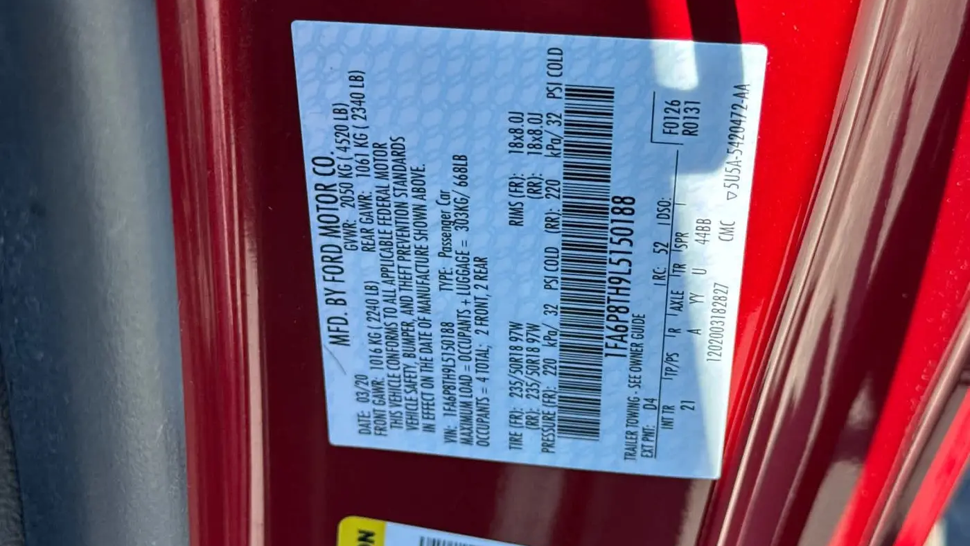 2020 Ford Mustang EcoBoost