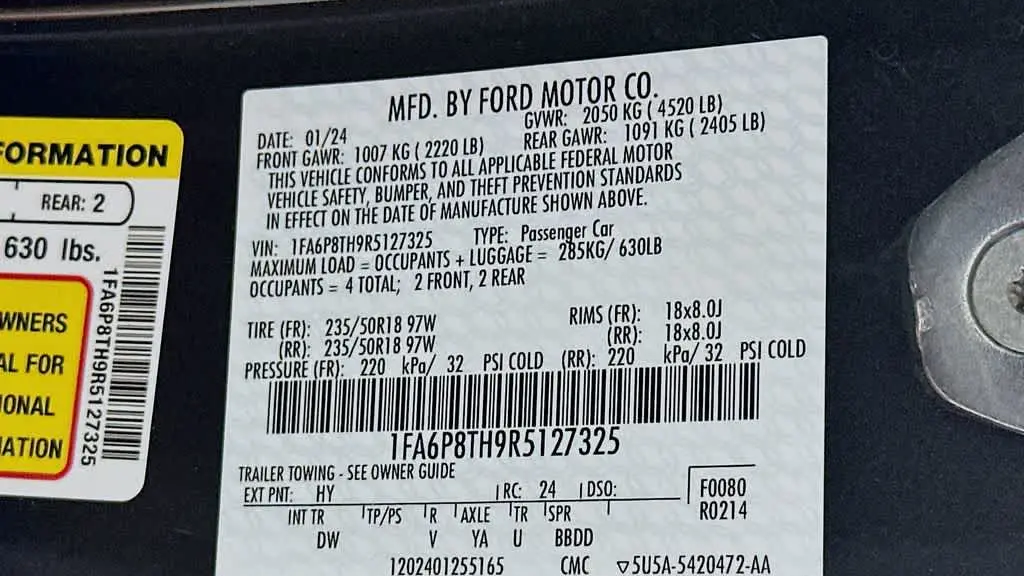 2024 Ford Mustang EcoBoost Premium