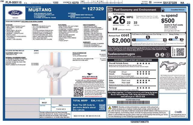 2025 Ford Mustang - $30,985