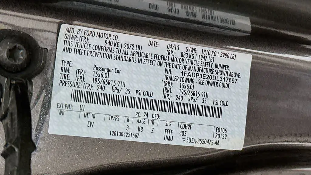 2013 Ford Focus S